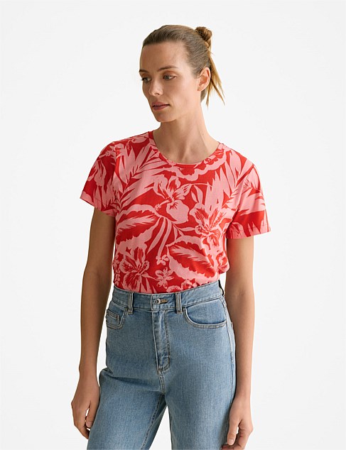 Australian Cotton Hibiscus T-shirt