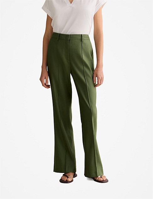 Linen Blend Twill Smart Pant