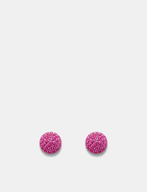 Disco Pavé Stud Earrings