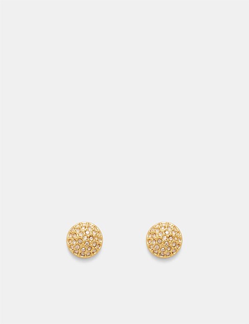 Disco Pavé Stud Earrings