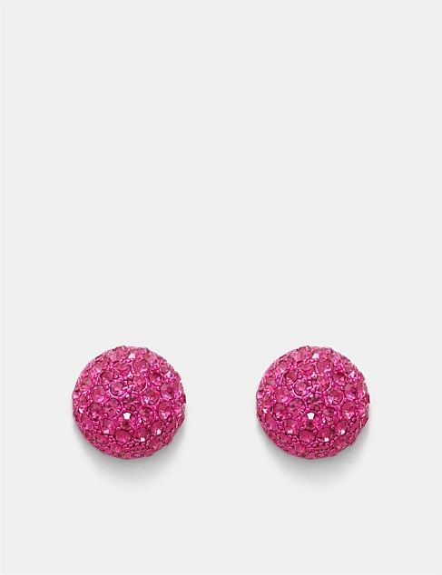 Disco Pavé Large Stud Earrings