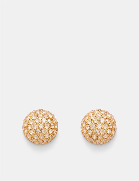 Disco Pavé Large Stud Earrings