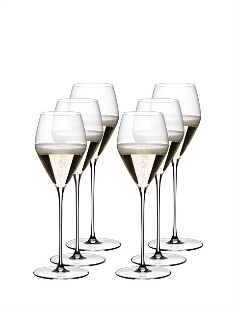 RIEDEL Veloce Champagne Set of 6