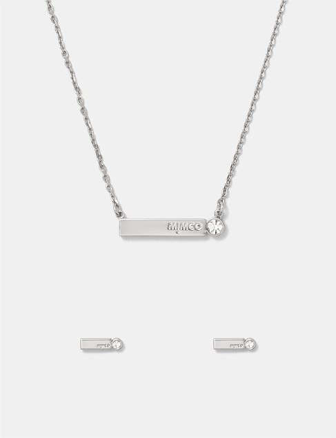 Identity Stud Earrings And Necklace Set