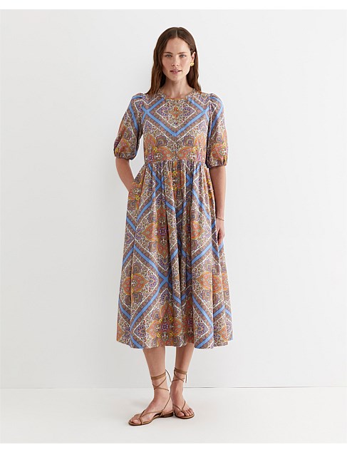 SHAWL LIBERTY DRESS