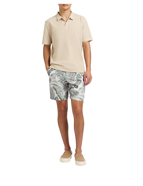 PALM AND AWAY LINEN SHORT