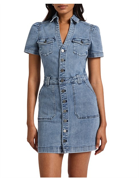 GRACE DENIM MINI DRESS