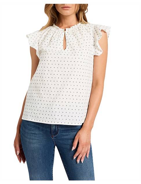 BETTY RUFFLE TOP