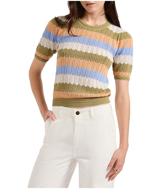 BORDEAUX STRIPE KNIT