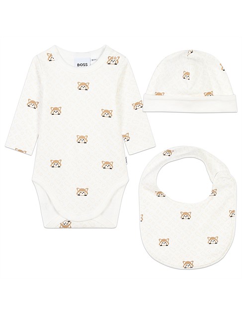 BODY+BIB+PULL ON HAT (3M - 18M)