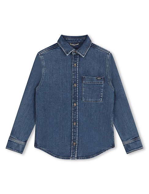 LONG SLEEVED DENIM SHIRT (4Y)