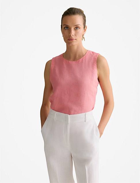 Linen Shell Tank