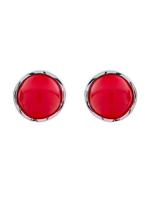 ORBIT COLOUR STUD CLIP EARRINGS