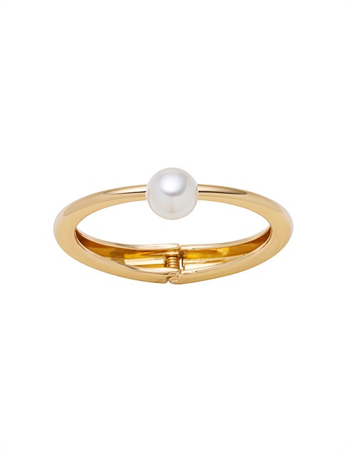 SOLO PEARL BANGLE BRACELET