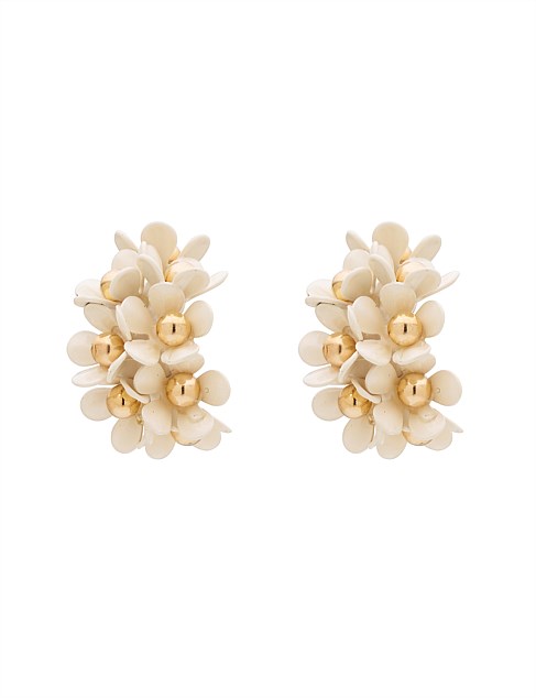 FLORET HOOP EARRINGS