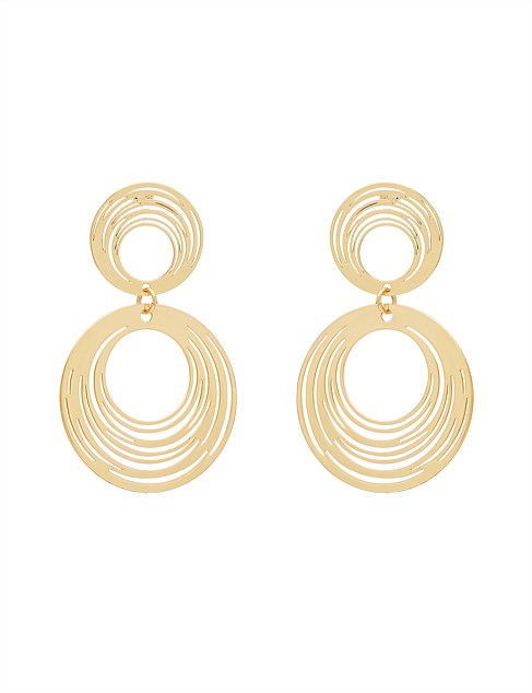 SWIRL STAMP EARRINGS