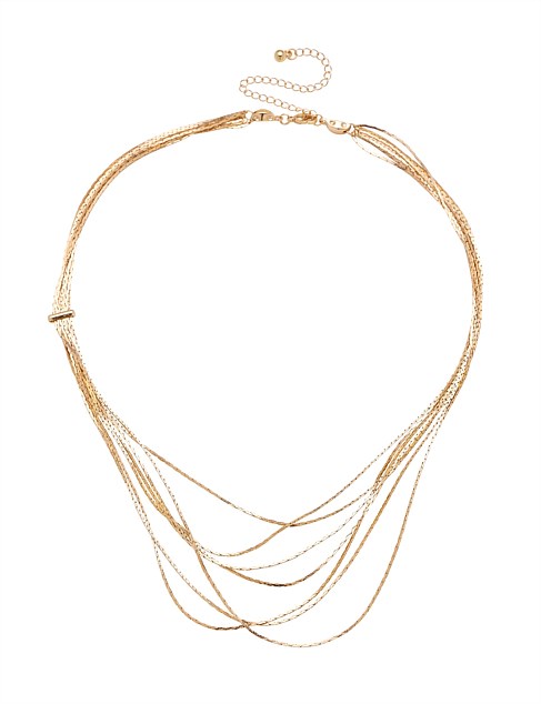 FINE CHAIN LAYERED NECKLACE