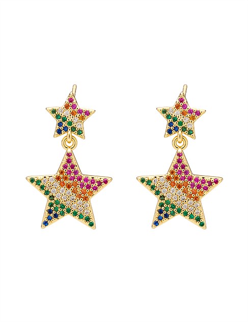 COLOURFUL STARS EARRINGS