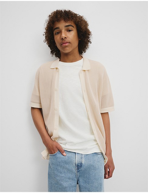 Teen Organically Grown Cotton Knitted Shirt