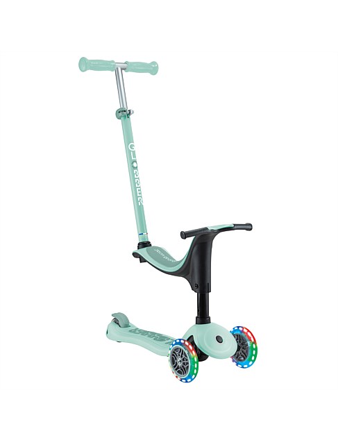 Globber GO UP SPORTY Lights V2 - Mint/ Pistachio