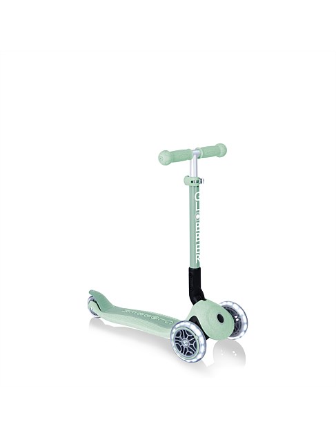 Globber ECOLOGIC JUNIOR Foldable Scooter Lights - Pistachio