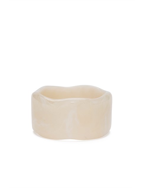 WIDE RESIN BANGLE