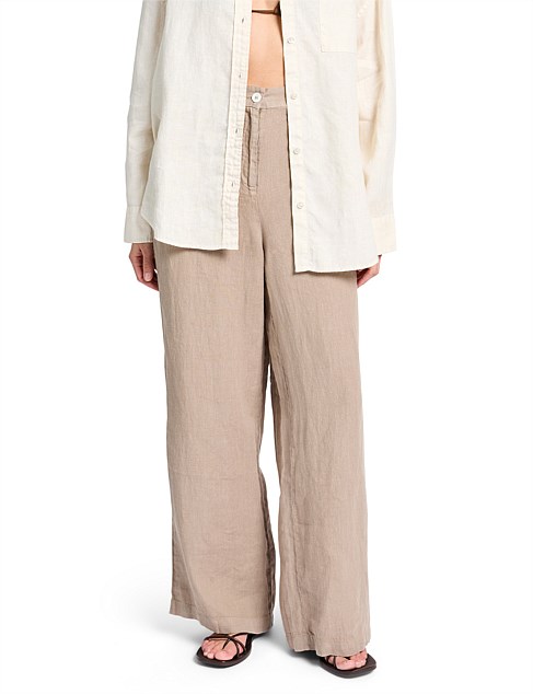 LINEN RELAXED TROUSER