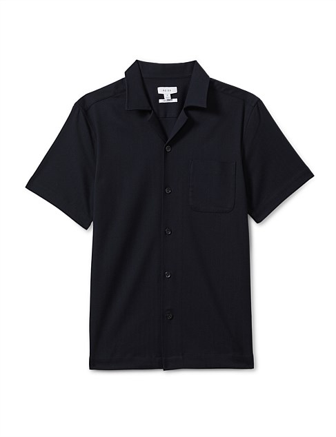 NITUS - SHORT SLEEVE CUBAN HERRINGONE SHIRT