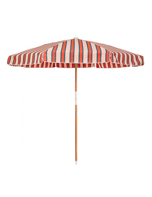 AMALFI UMBRELLA - BISTRO DUSTY PINK STRIPE