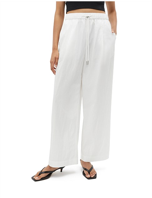 WIDE LEG DRAWSTRING PANT