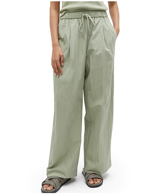 WIDE LEG DRAWSTRING PANT