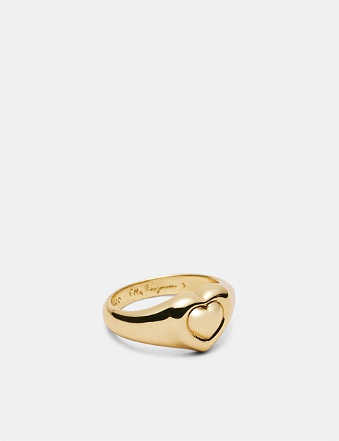 Elle Ferguson Paris Heart Pinky Ring