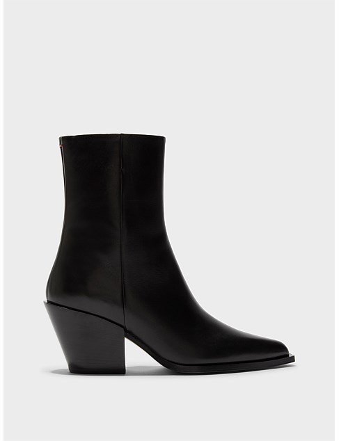 KARA LEATHER ANKLE BOOT