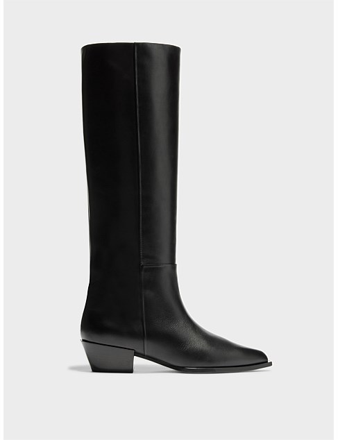 ARLA CALF LEATHER KNEE BOOT