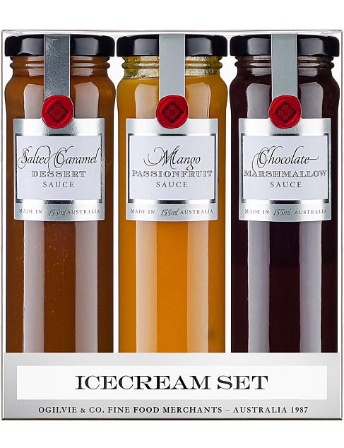 ICE CREAM SET SAUCE TRIO SET