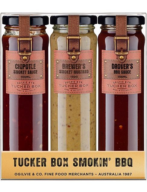 TUCKER BOX SMOKIN'BBQ TRIO SET