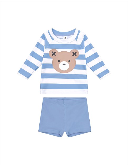 HUXBEAR STRIPE SWIM SET