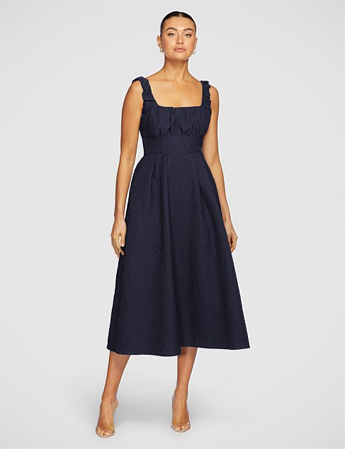 ELSIE A-LINE MIDI DRESS