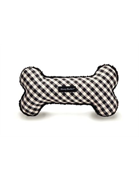 Gingham Bone Canvas Toy Large