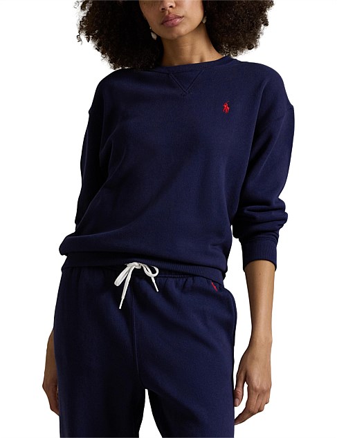 LIGHTWEIGHT FLEECE CREWNECK PULLOVER