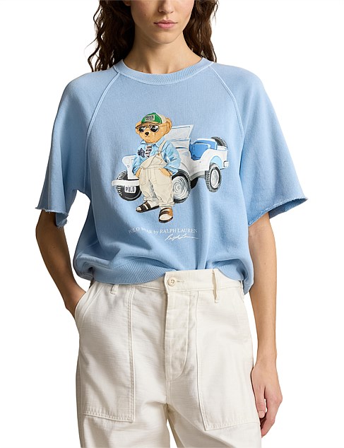 POLO BEAR FLEECE SHORT-SLEEVE SWEATSHIRT