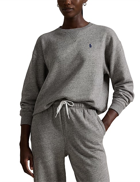 LIGHTWEIGHT FLEECE CREWNECK PULLOVER