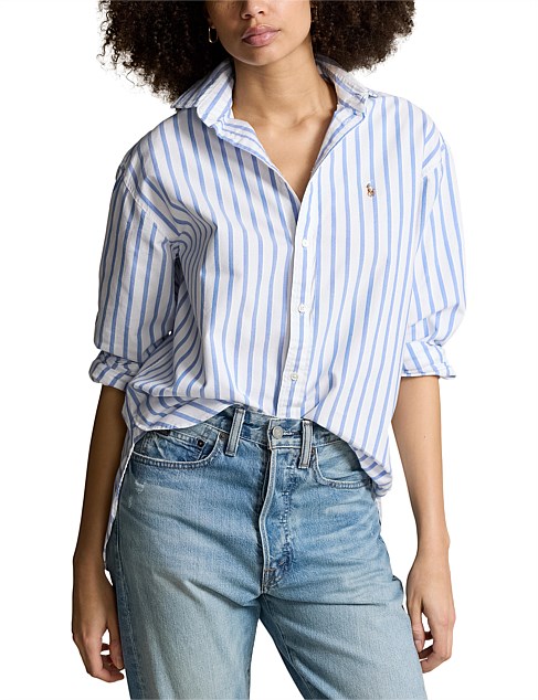 RELAXED FIT COTTON OXFORD SHIRT