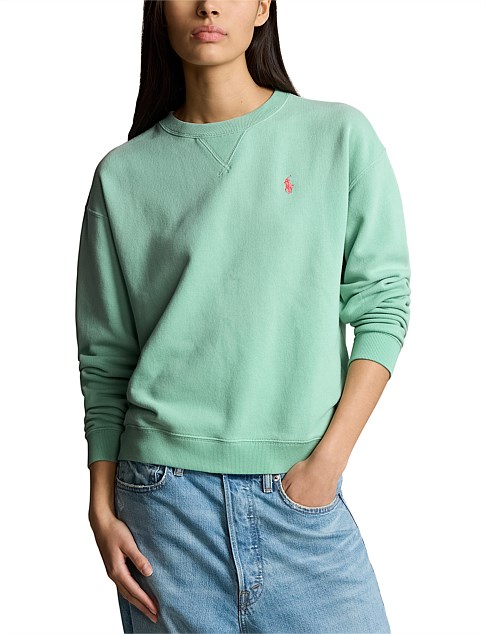 LIGHTWEIGHT FLEECE CREWNECK PULLOVER