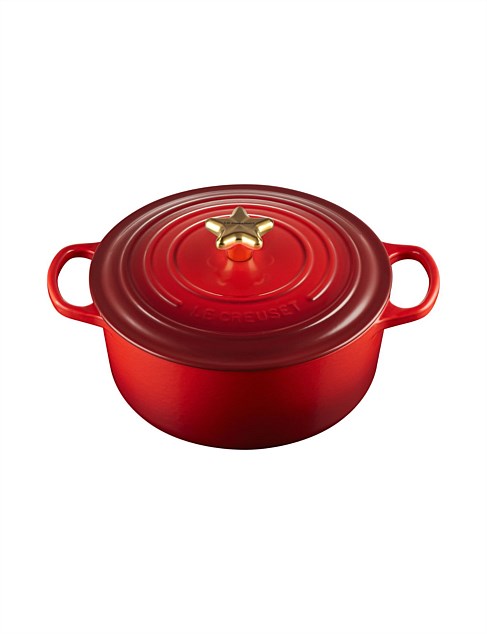 SIGNATURE ROUND CASSEROLE 26CM/5.3L CERISE