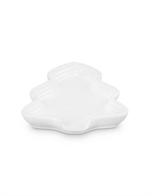 NOEL TREE SPOON REST 14CM WHITE