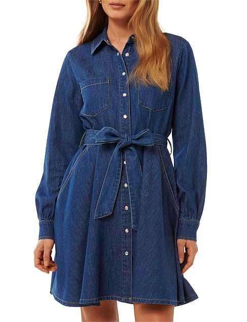 COLETTE DENIM SHIRT DRESS