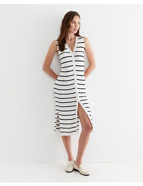 BECKY COTTON VEST DRESS