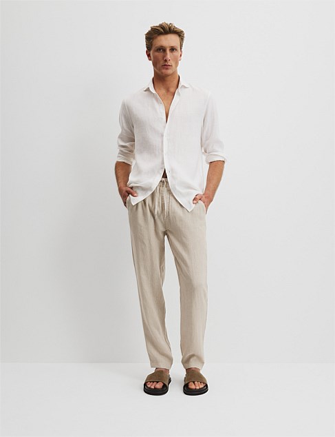 Relaxed Fit Organically Grown Linen Jogger