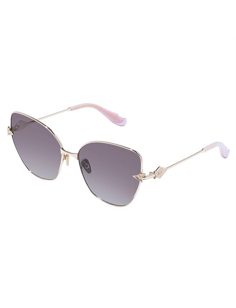 DESERT REIGN GOLD CAT-EYE Sunglasses